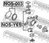 NISSA 40030VB000 Repair Kit, stub axle